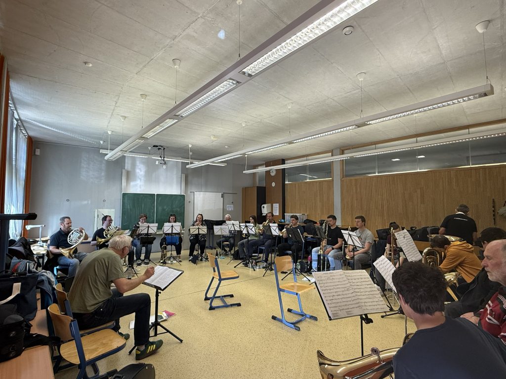 Frühjahrskonzert Stadtmusik Engen Andere Länder andere Sitten, Probenwochenende Registerprobe