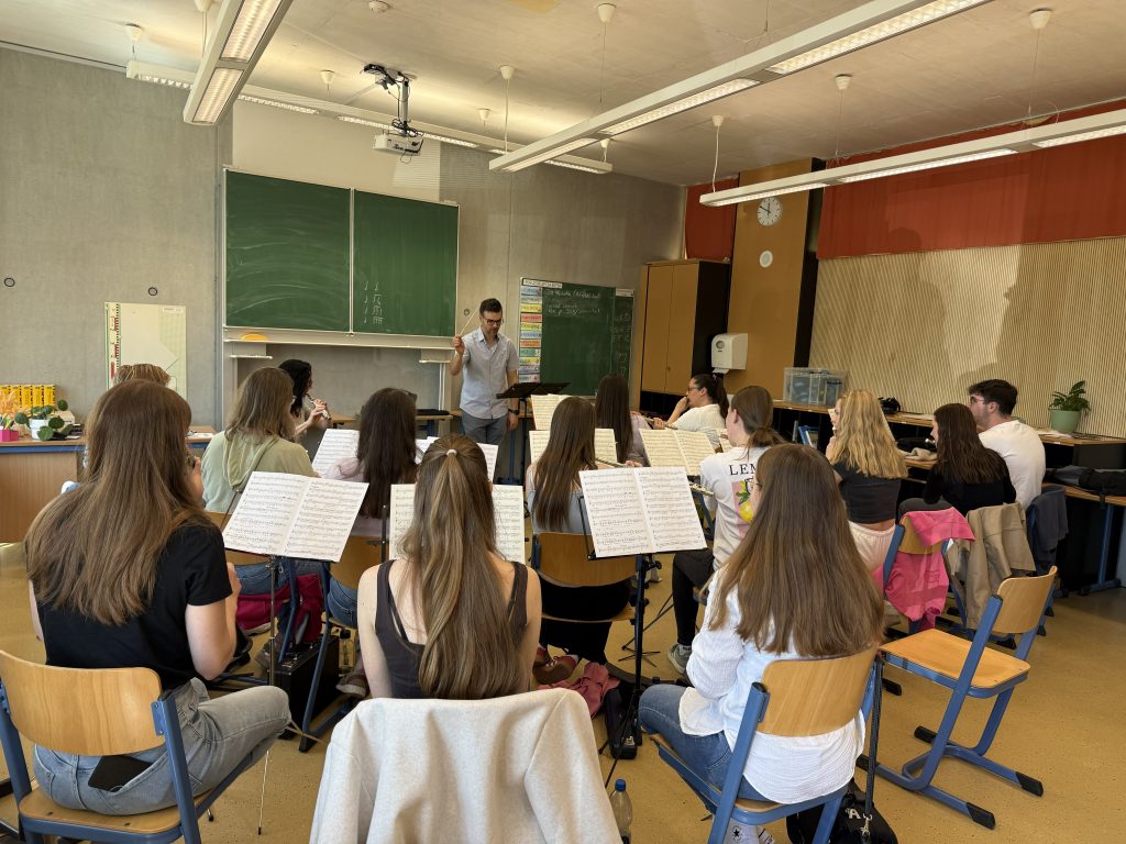 Frühjahrskonzert Stadtmusik Engen Andere Länder andere Sitten, Probenwochenende Registerprobe